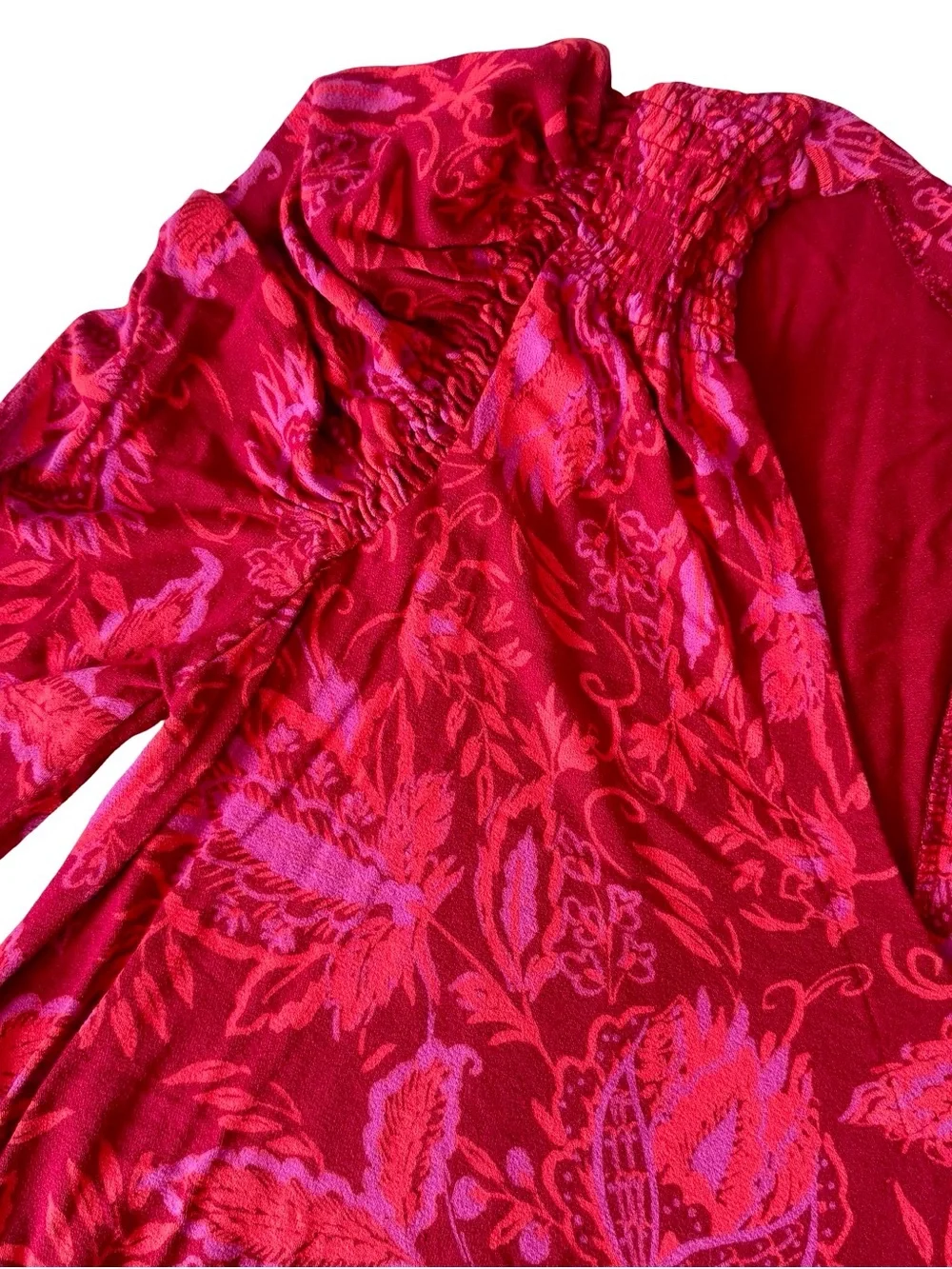 Free People Women’s Hello Lover Tunic Top Floral Mini Dress Size M